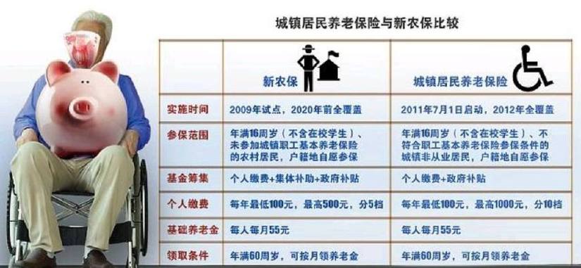 城镇社保vs农村社保一文看懂两者的区别！