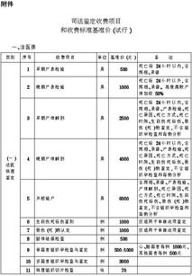 司法鉴定收费管理办法，透明化、规范化的收费机制