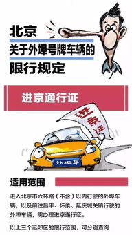 外地车辆进京指南，最新规定与注意事项